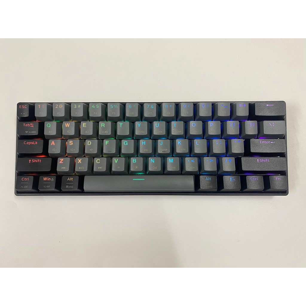 Bàn phím cơ Bluetooth Lasa không dây cao cấp chính hãng cho game thủ brown switch giá rẻ loại bàn phím cơ Newmen GM6103