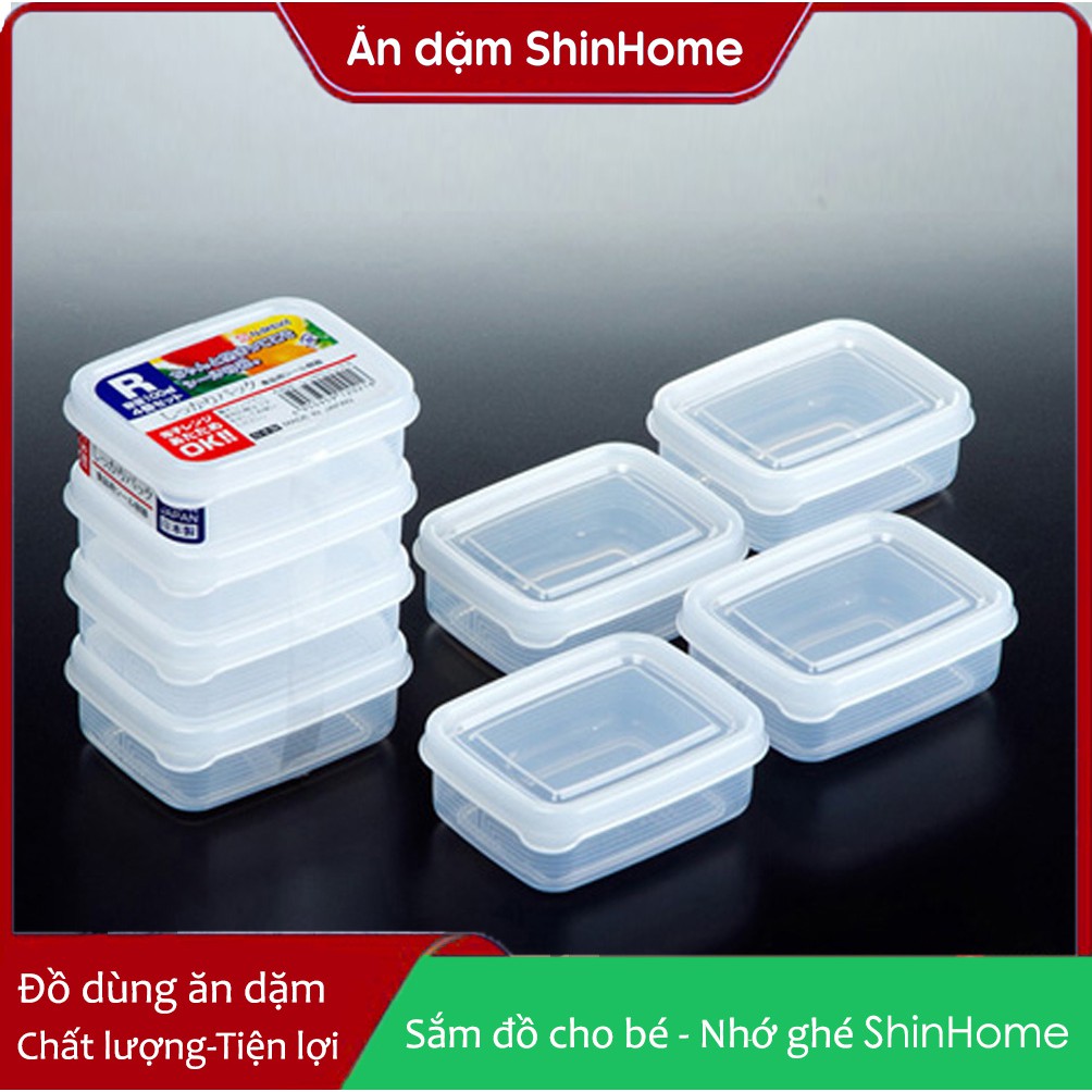 Set hộp trữ đồ ăn dặm cao cấp Nakaya Nhật cho bé