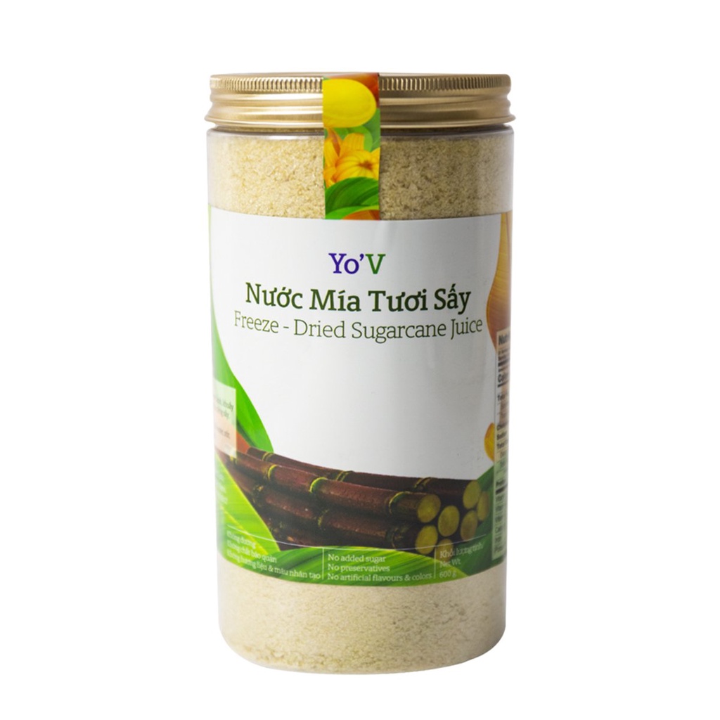 Nước Mía Tươi Sấy YO'V Vinamit 600g