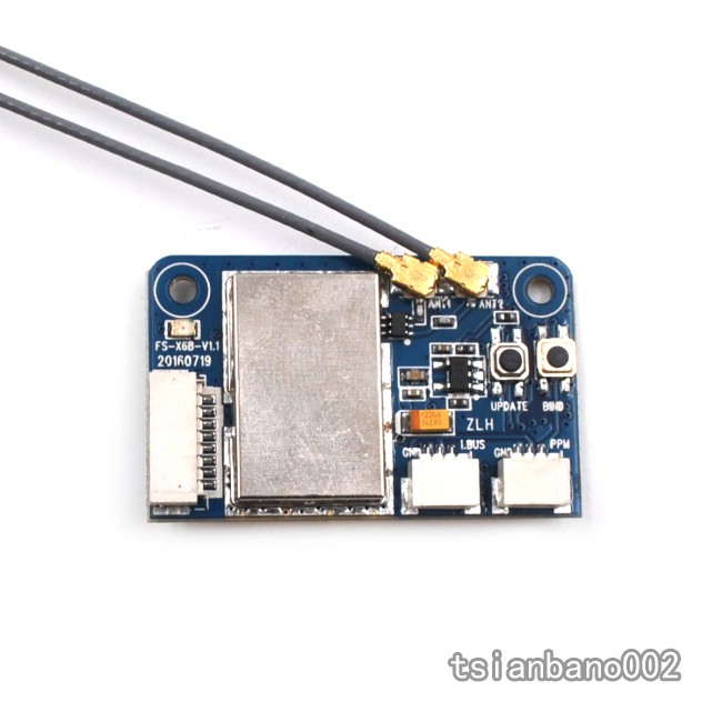 Bộ Nhận Tín Hiệu Flysky X6B 2.4g 6ch I-Bus Ppm Pwm Cho Afhds I10 I6S I6 I6X I4X