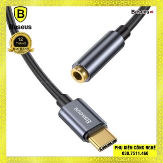 Jack chuyển type c sang audio aux 3.5mm baseus l54
