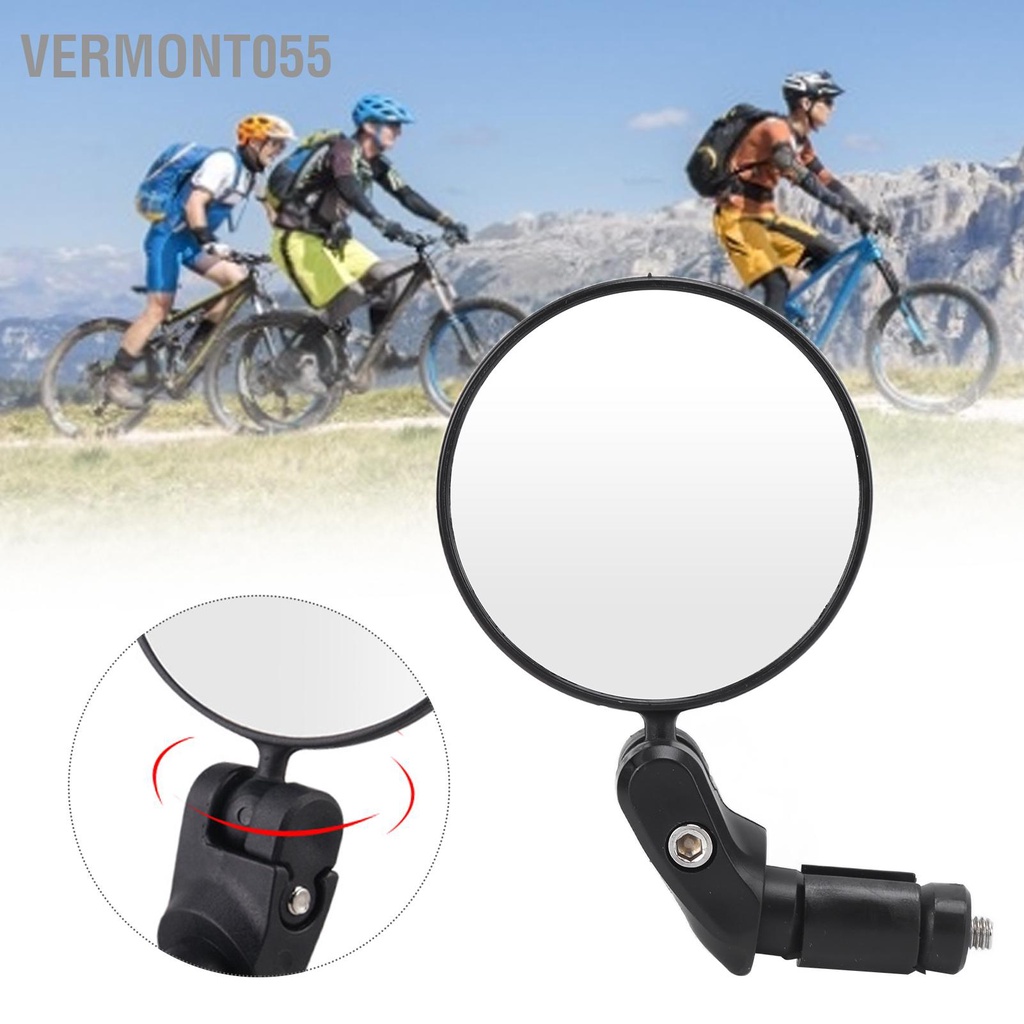 Vermont055 Gương xe đạp PC Xe chiếu hậu với cờ lê lục giác cho leo núi đường bộ