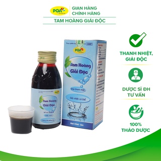 Tam Hoàng Giải Độc PQA Giúp Thanh Nhiệt Giải Độc Dùng Cho Người Bị Nhiệt Miệng Nóng Trong Hộp 125ml