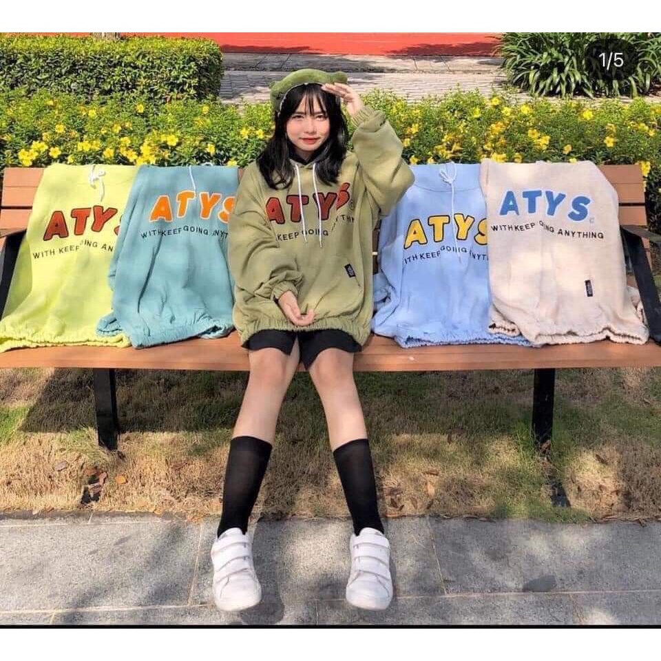 ÁO HOODIE NỮ DÁNG RỘNG - ÁO NỈ NỮ DÀI TAY PHONG CÁCH ULZZANG {{SAM STORE 1994}}