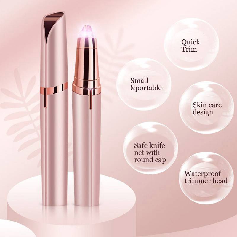 [Hàng mới về] Máy tỉa sửa chữa lông mày hoạt động điện không gây đau mini sạc USB tiện lợi