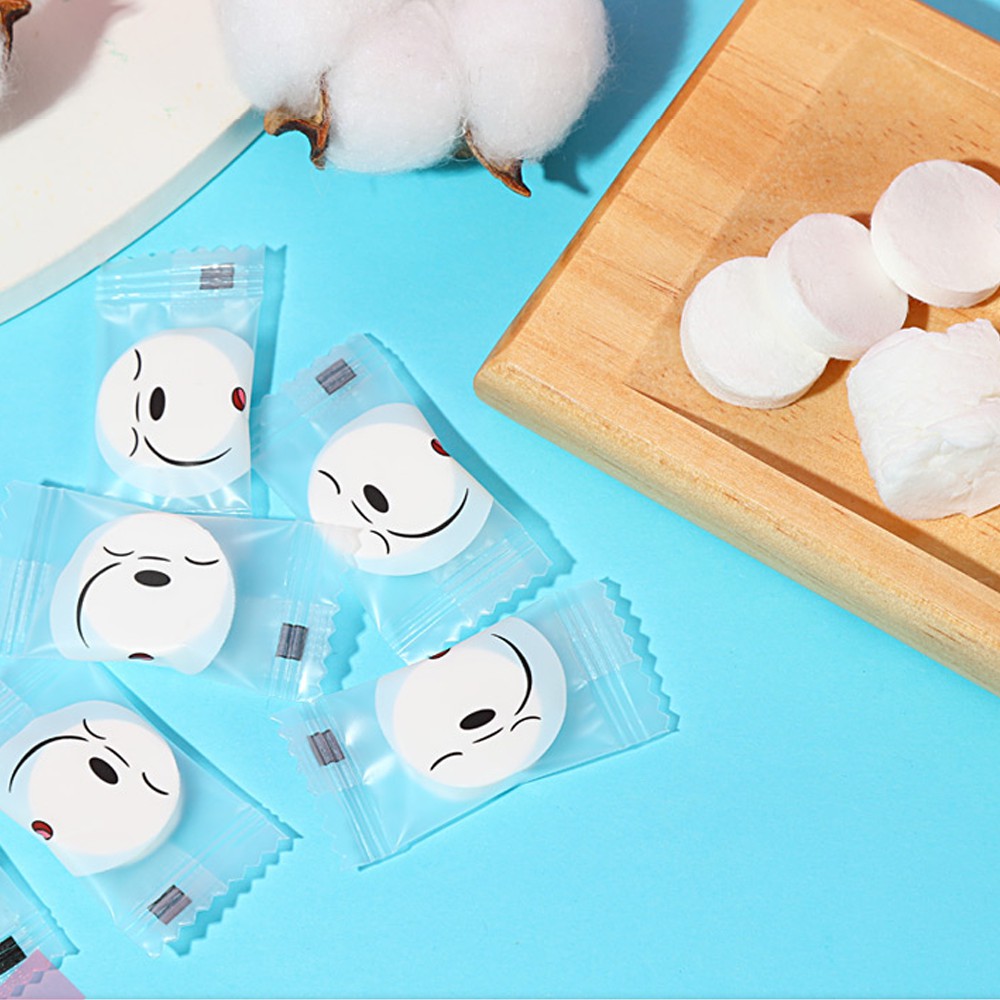 Mặt nạ dạng nén We Bare Bear 60 cái - Ice Bear