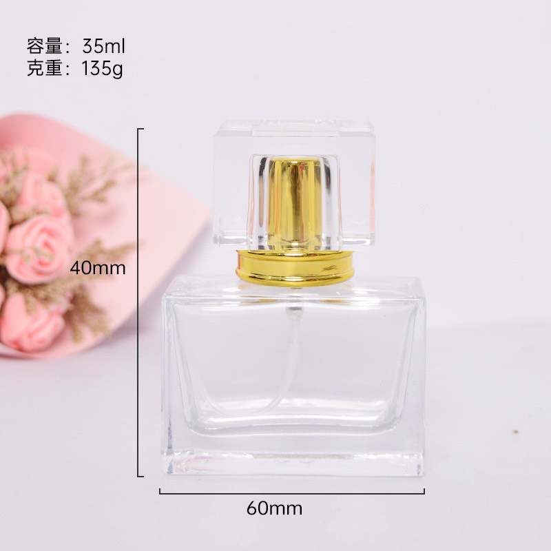 Chai chiếc nước hoa 30ml nắp vuông