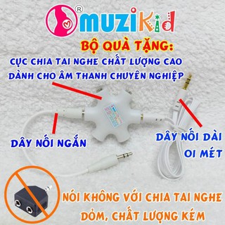 Tai nghe thai giáo bà bầu - tai nghe thai nhi Muzikid hàng chính hãng an toàn cho mẹ và bé