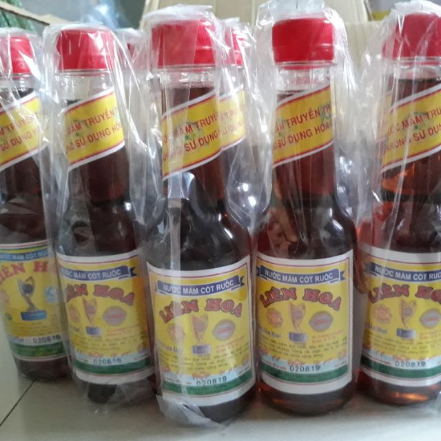 [GIÁ SỈ] Nước mắm cốt Ruốc nguyên chất của Huế_combo 10 chai 400gr(tem ghi 330ml)