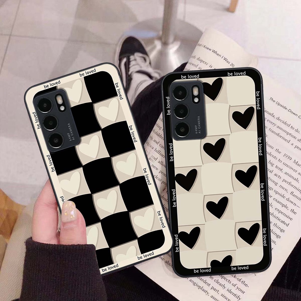 Ốp Oppo Reno6 / Reno6 Z 5G / Reno 6 trái tim, thời trang, thể thao, ốp viền dẻo đẹp