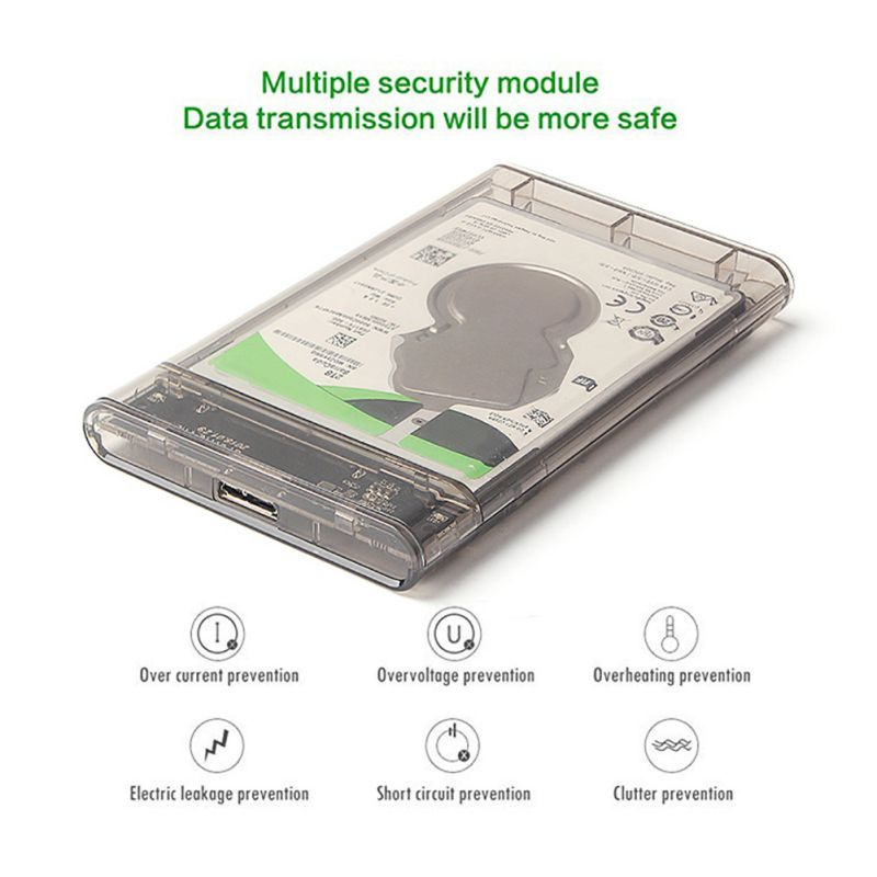 Ổ Cứng Ngoài Hdd Ssd 2.5 Inch Usb 3.0 - Ut-3113 Trong Suốt | BigBuy360 - bigbuy360.vn