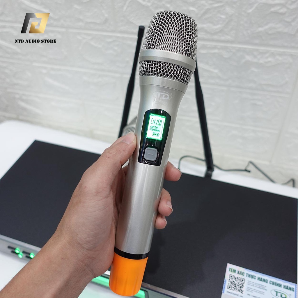 [Chính Hãng] Micro không dây TD Acoustic M-12 Pro | Micro thu âm cao cấp hát karaoke chất lượng