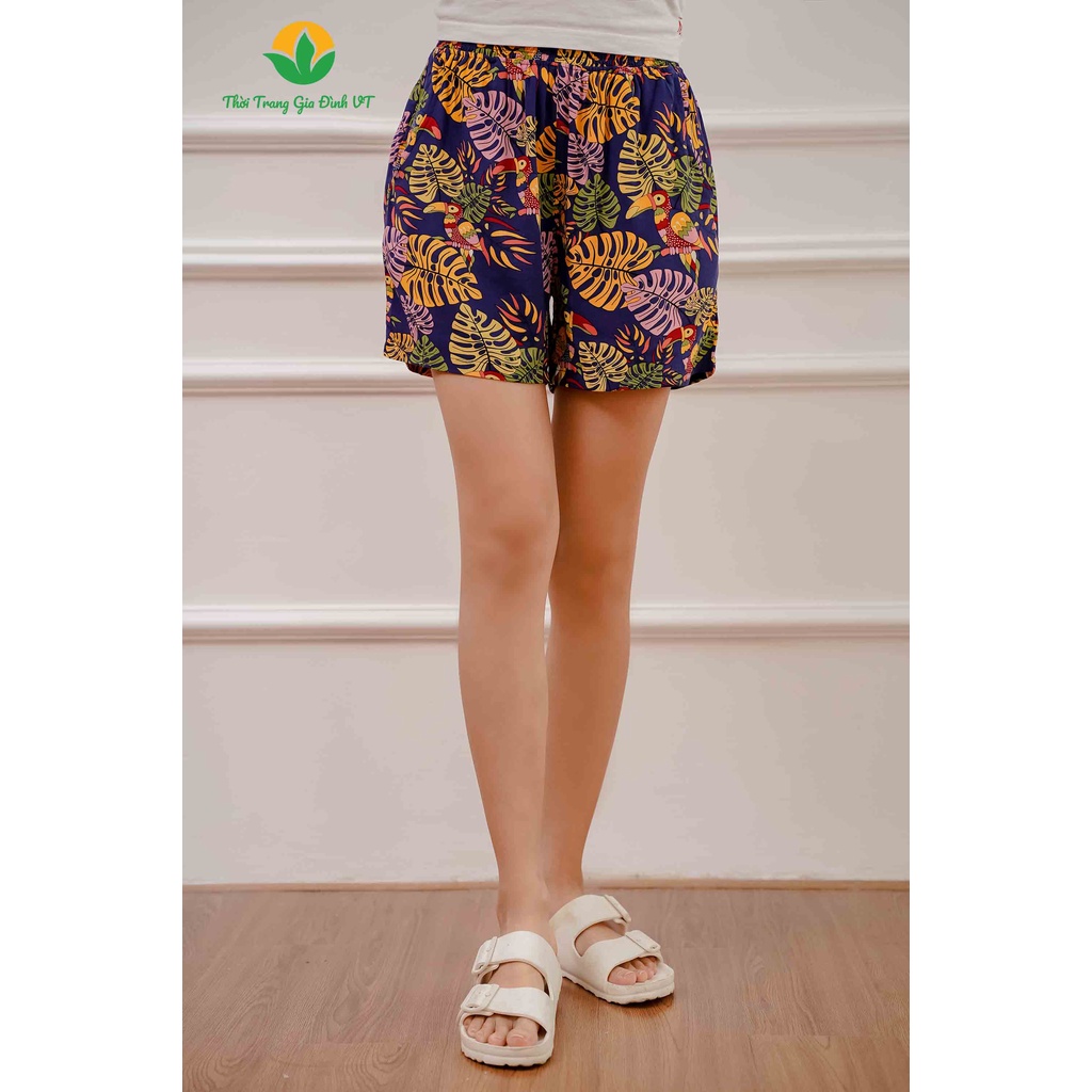 Quần short nữ chất lanh Q02.2101 - Thời Trang Gia Đình VT
