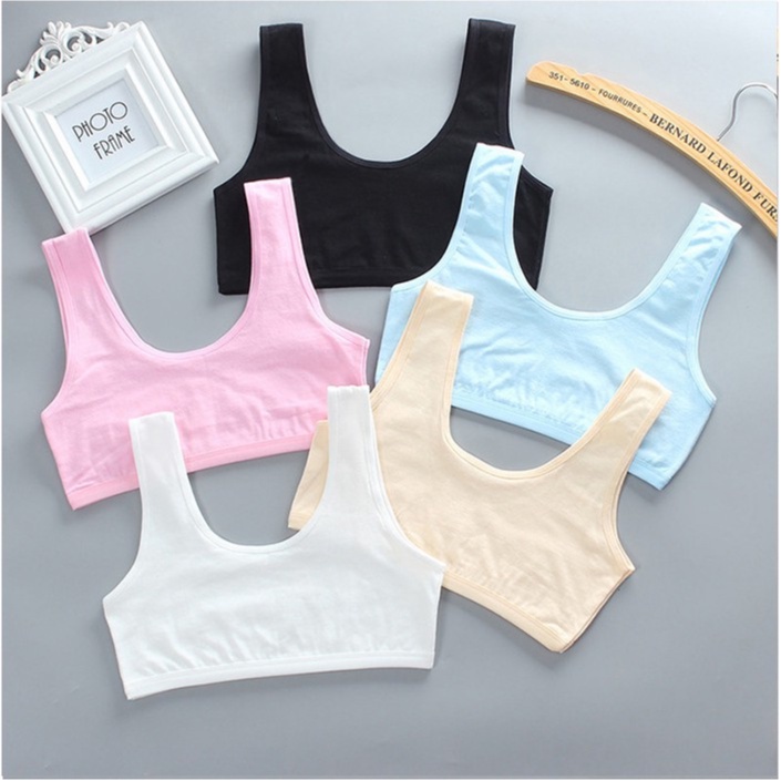 Bra / Áo Lá Học Sinh Cotton Một Lớp Xuất Hàn  ( AL : 167 ) Hàng Loại Đẹp.