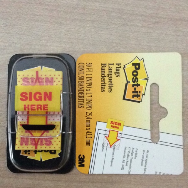 Miếng đánh dấu Sign here hiệu 3M