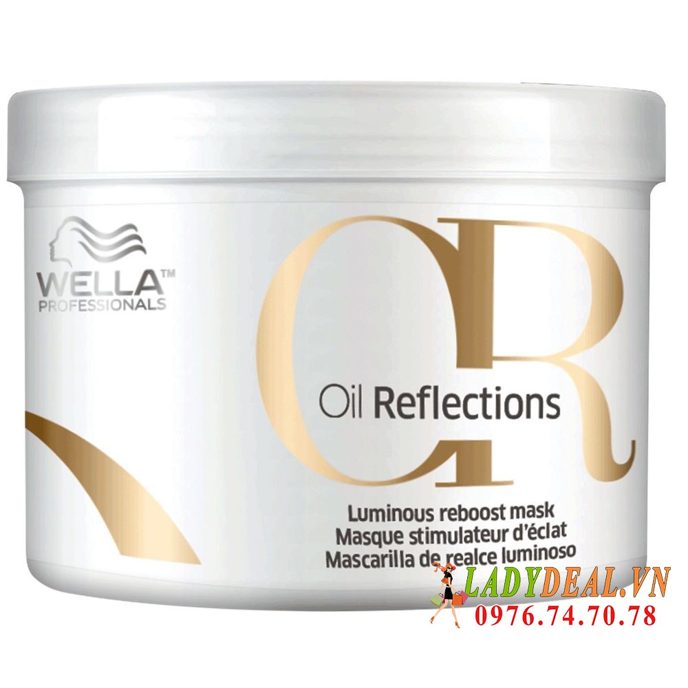 Wella - Hấp Wella Oil Giúp Tóc Mềm Mượt, Sáng Bóng Reflections Luminous Reboost Mask 150ml - 500ml