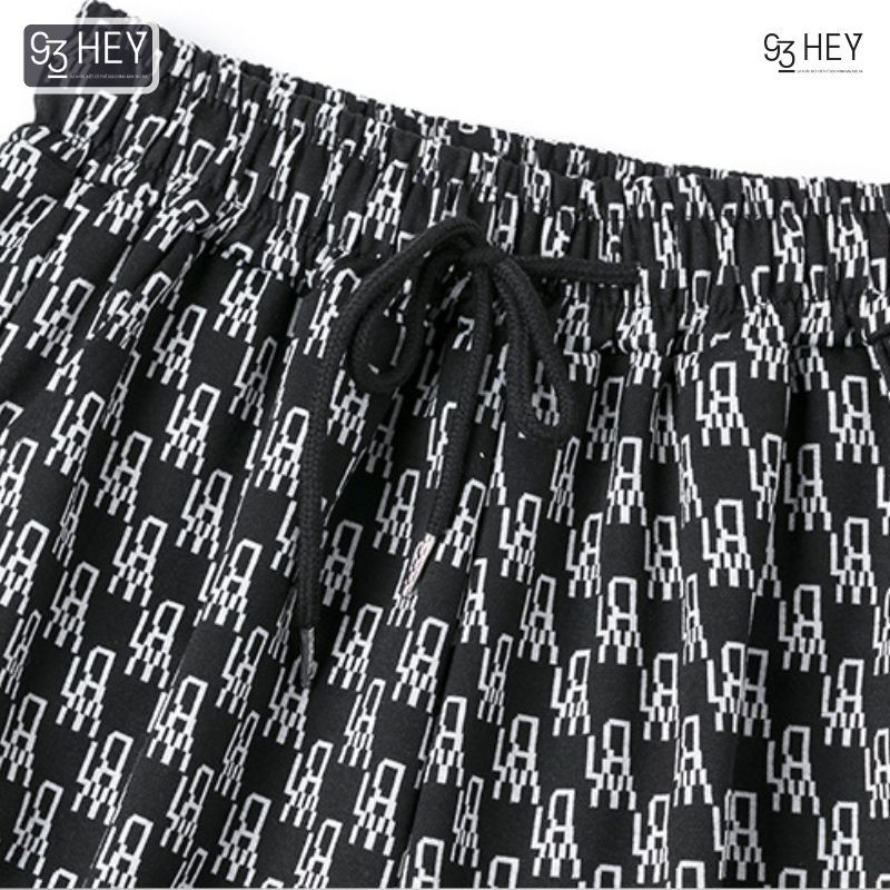 Quần Lụa Nữ Jogger Bo Gấu Phom Rộng Mặc Nhà Thoải Mái Freesize Bigsize