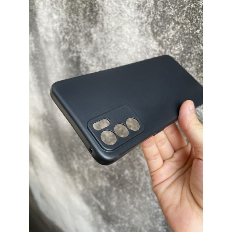 Ốp lưng Oppo Reno 6 dẻo đen có lỗ bảo vệ cam, cao cấp siêu bền