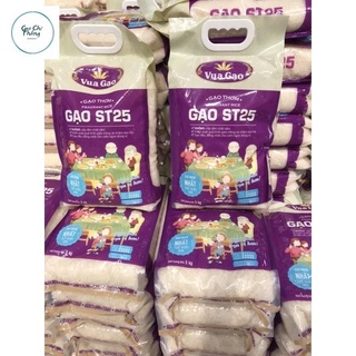 Combo 4túi gạo thơm ST25 chính hãng Vua gạo