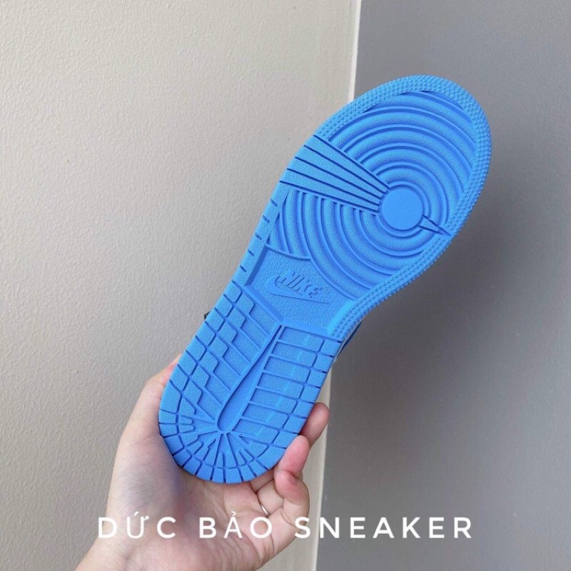 Jordan xanh dương nhạt  .  Giày Jordan 1 cổ thấp ,  thể thao nam nữ sneaker jd1 Full box