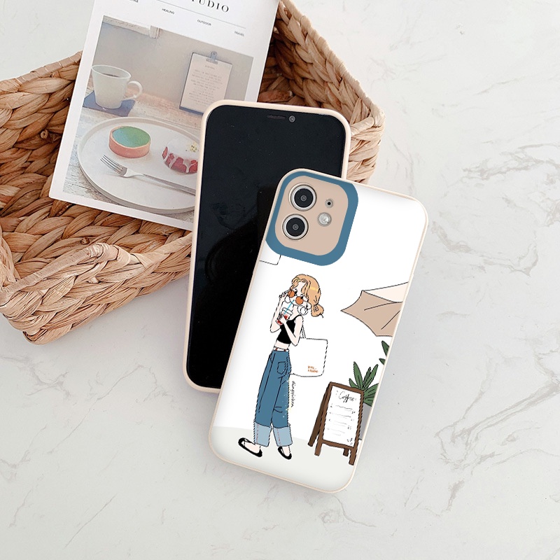 Ốp Iphone cô gái mặc quần bò ốp lưng ip 13promax 11 promax 12 pro max 6 6plus 7 plus 8 x xr xsmax