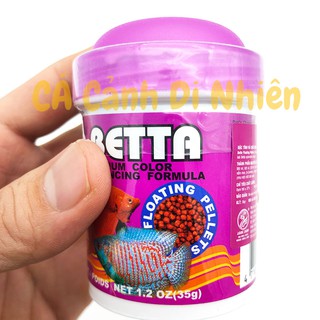 Thức ăn cho cá Betta Pro's Choice dạng hạt lọ TÍM 35 Gram