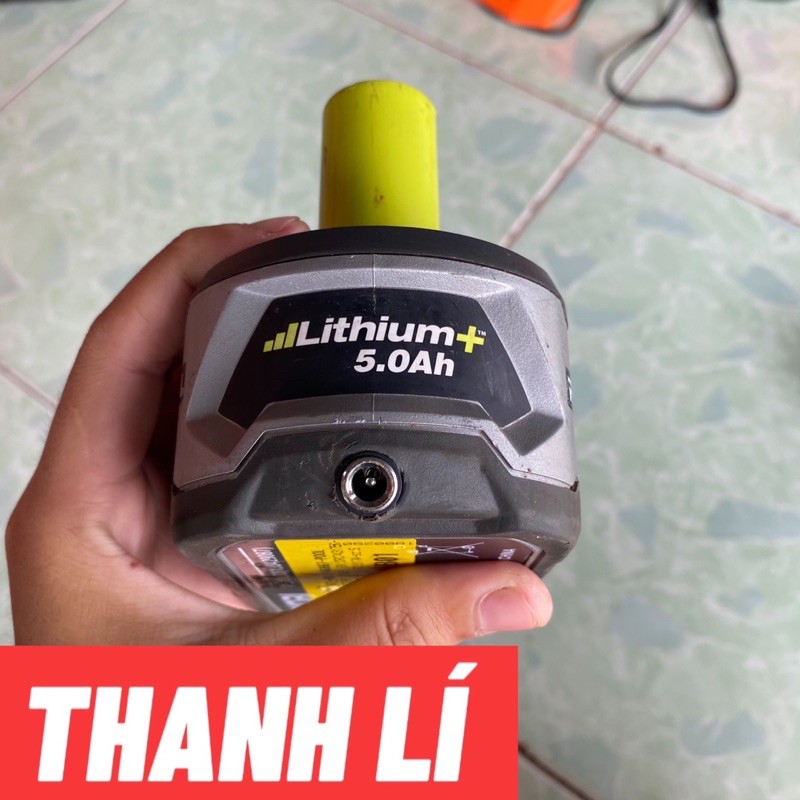 Pin 18V RYOBI 5Ah Dùng Sạc Adapter