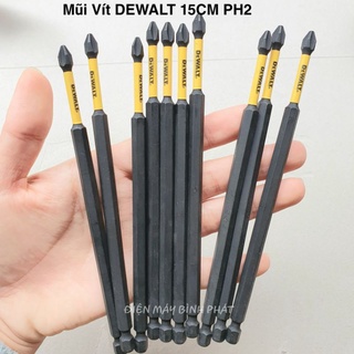 Mũi Bắn Vít DEWALT 15cm PH2 Từ Khỏe, Thép Cứng