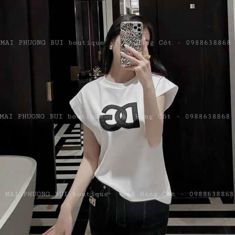 Áo phông cotton sát nách tay hến DG