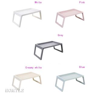 Foldable multi-purpose student desk bed lazy computer desk white White