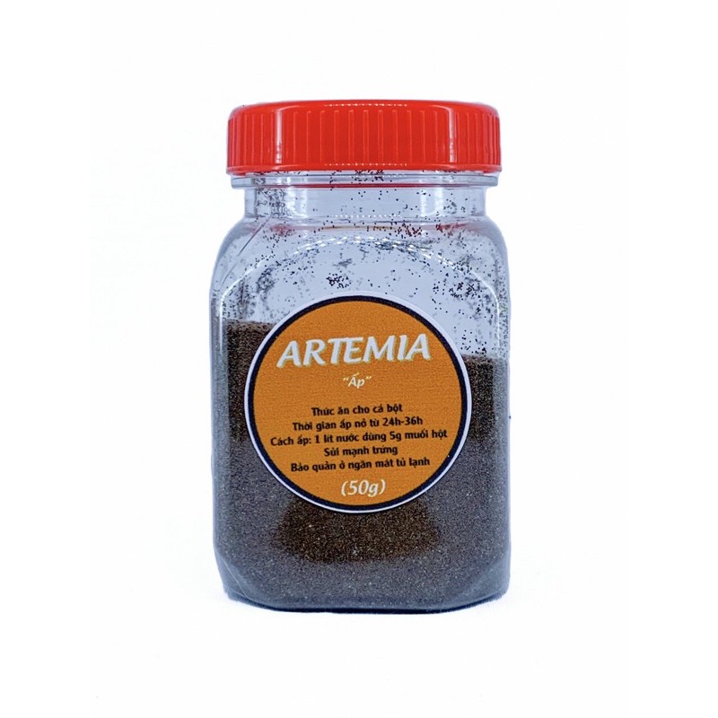 Trứng Artemia Lon Xanh | Artemia Ấp Nở Thức Ăn Cho Cá Bột Các Loại Tỉ Lệ Nở Cao