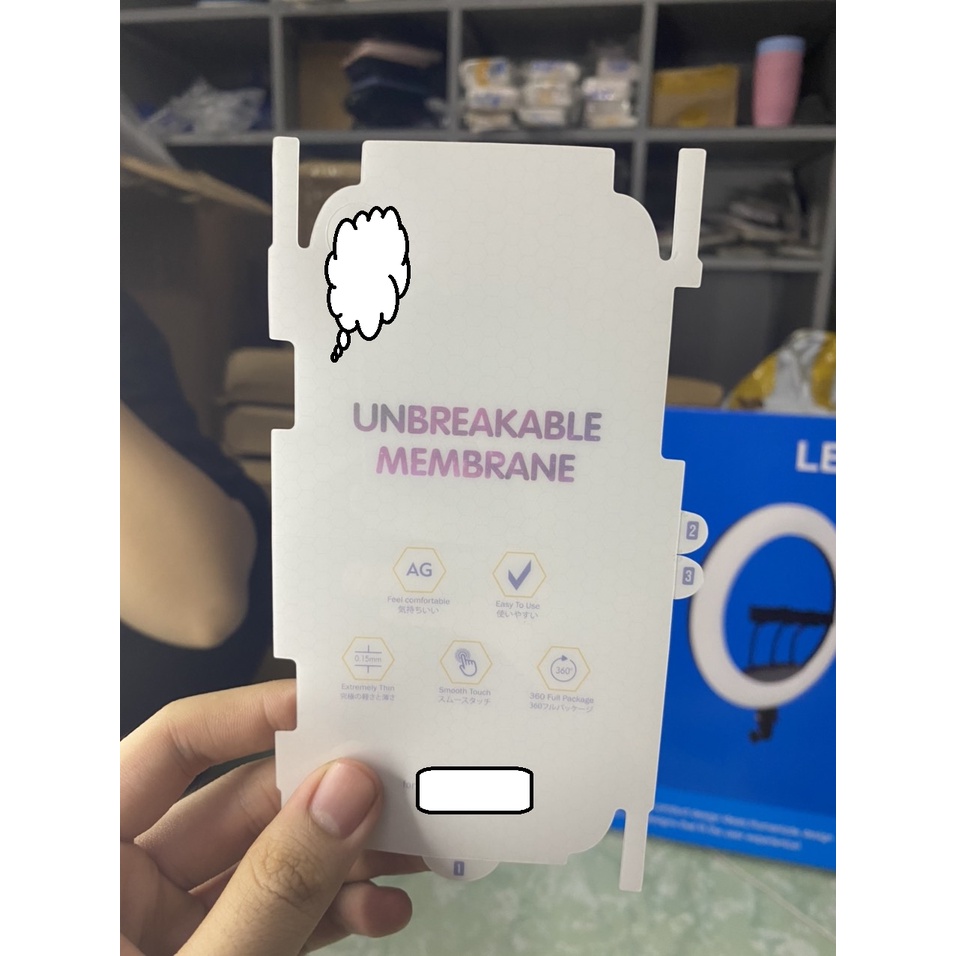 SALE SẬP SÀN - Miếng dán Skin PPF trong suốt và 7 màu cho các dòng iphone
