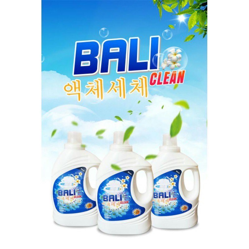 Nước giặt BALI CLEAN 6 in 1,Can 3,2 Lít Chính Hãng, Hàng Xịn
