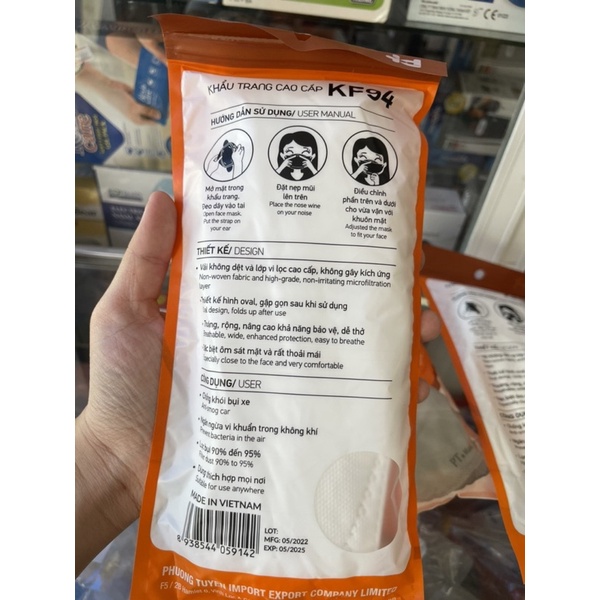 Khẩu trang KF94 PT