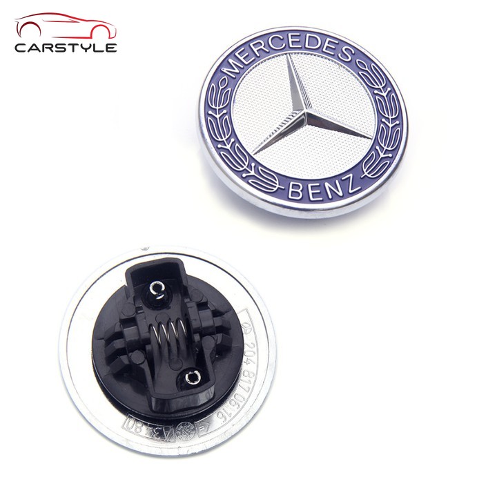 Logo nắp capo đầu xe ô tô Mercedes W204 BENZ GLC CLA C200 C300 C260 C43 C63 W205 W212 W213