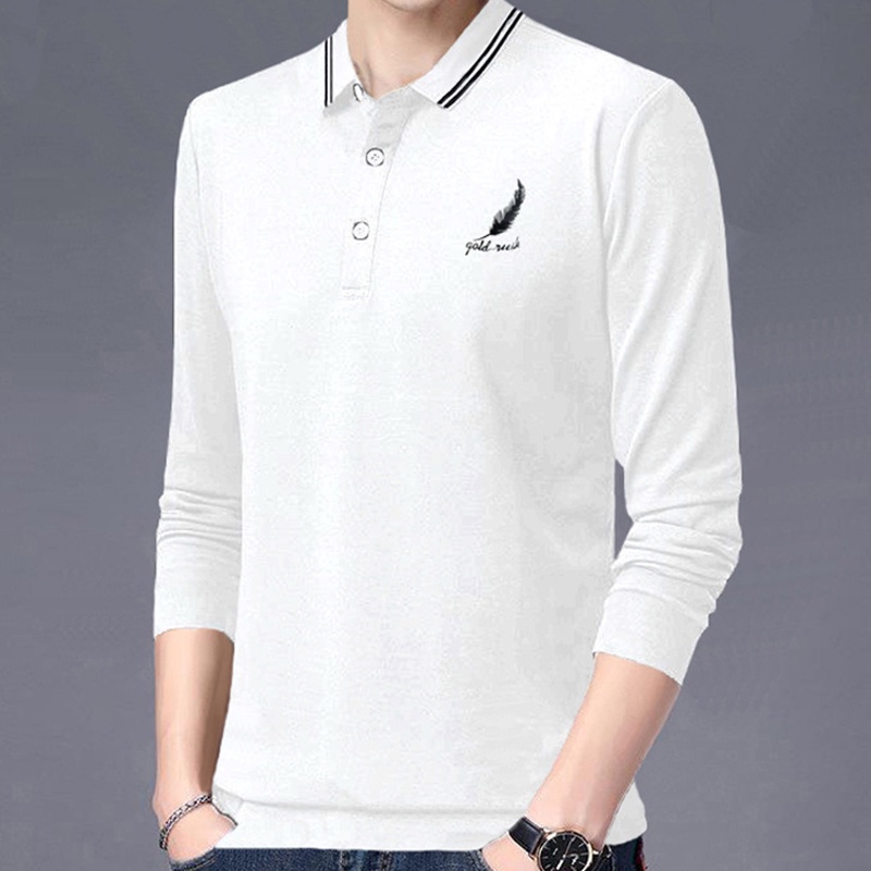 Áo thun AOKANG cổ sơ mi ngắn tay thời trang hè phong cách công sở thoải mái cho nam