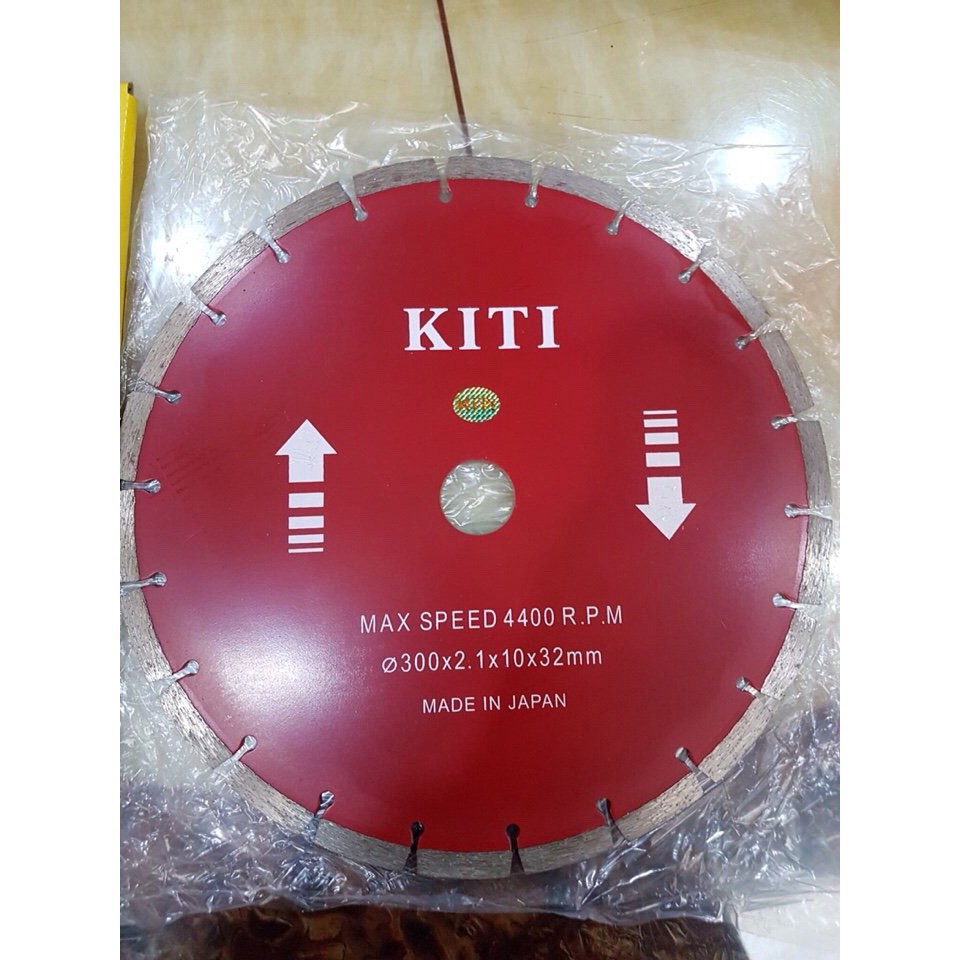 Lưỡi cắt 350mm răng thưa (cắt khô) đa năng cắt gạch, cắt tường , cắt bê tông KITI JAPAN chính hãng (SS0811)