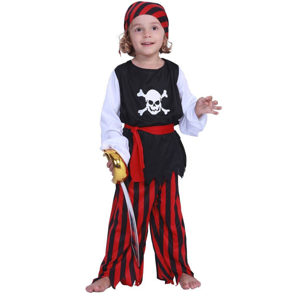 DISNEY Trang Phục Hóa Trang Cướp Biển caribbean Nhân Dịp halloween Cho Bé
