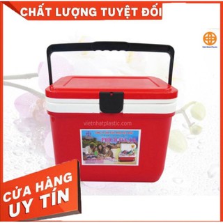 Phích đá, thùng đá vuông giữ nhiệt 13 Lít, 16 Lít Việt Nhật. Thùng cao cấp 3 lớp giữ nhiệt đến 6 tiếng.