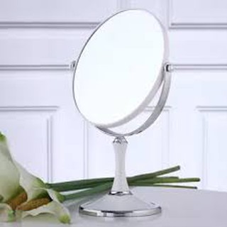 Gương trang điểm để bàn 2 mặt cỡ đại monocco sang trọng