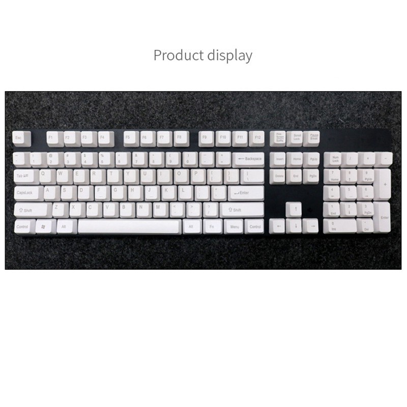 PBT White Engraved Keyboard Keycap FILCO Opaque Keycap 87/104/108