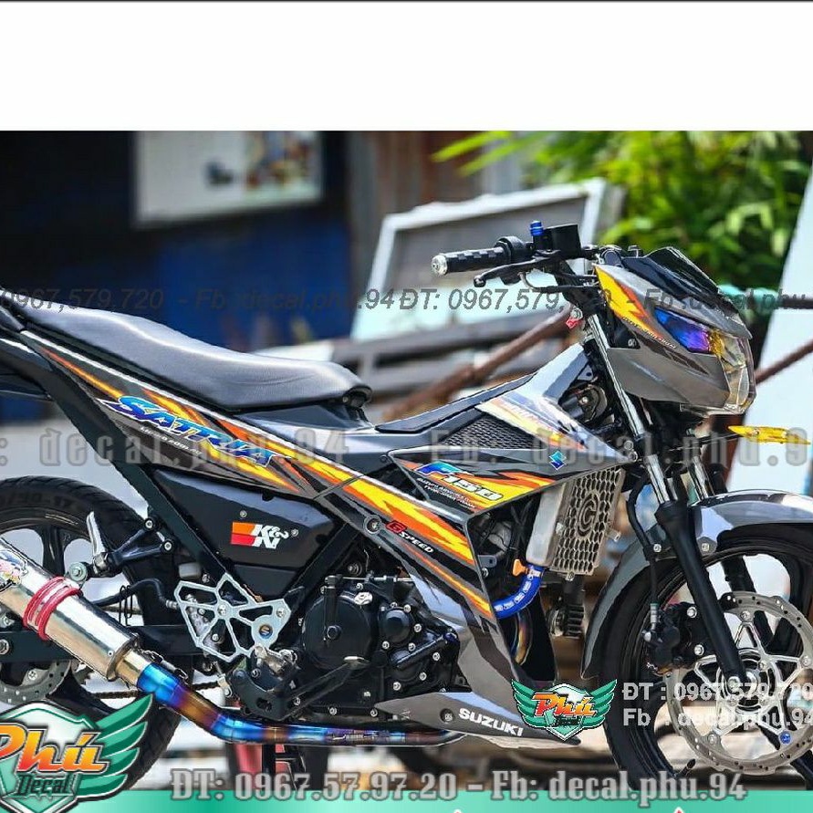 Tem Rời Satria Xám vàng (K) -1