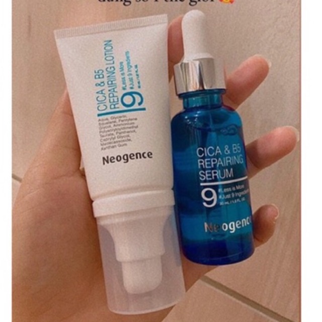 Tinh Chất CICA & B5 NEOGENCE Phục Hồi Dịu Da Less Is More Đài Loan