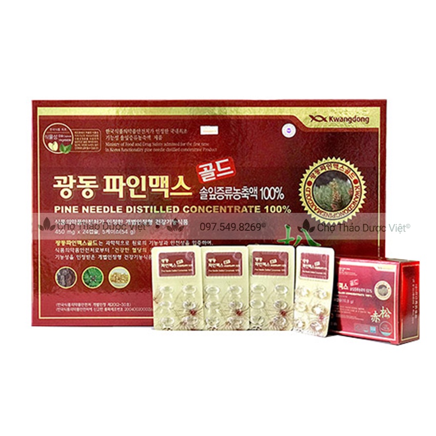 Tinh dầu thông đỏ Kwangdong Hàn Quốc - Chợ Thảo Dược Việt