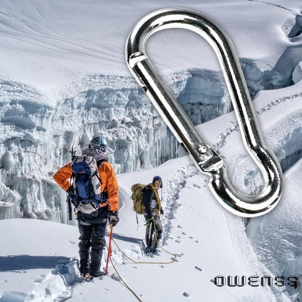 Móc Khóa Carabiner Màu Bạc Đa Năng