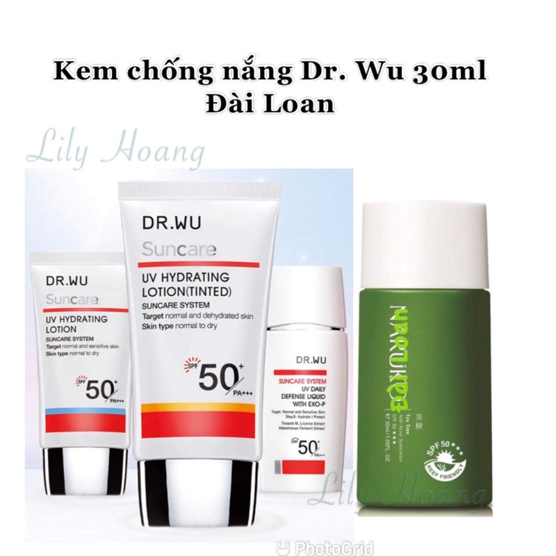 Kem chống nắng SPF50 PA 30ml Đài Loan