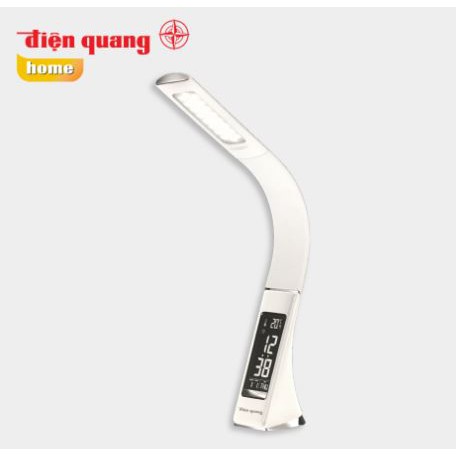 Đèn bàn LED, kèm đồng hồ báo thức, nhiệt kế, lịch bàn và bảo vệ thị lực Điện Quang ĐQ LDCL1.1 (công suất 5W)