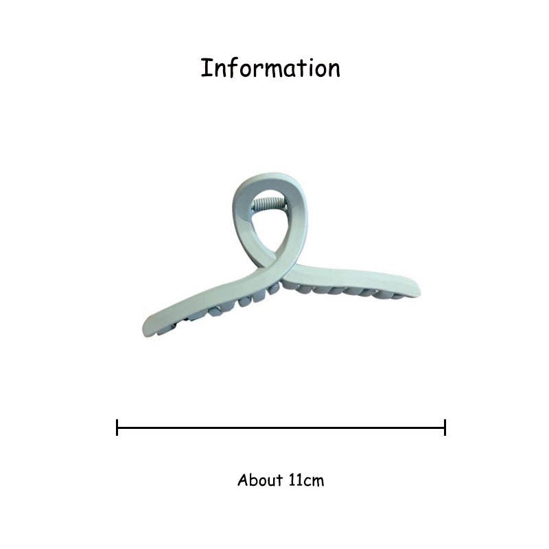 Kẹp Tóc Hình Vuông Kích Thước Lớn Đơn Giản Phong Cách Hàn Quốc