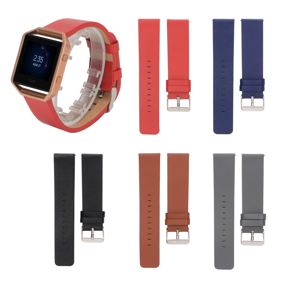 Dây Đeo Da Thật Thay Thế Cho Đồng Hồ Thông Minh Fitbit Blaze