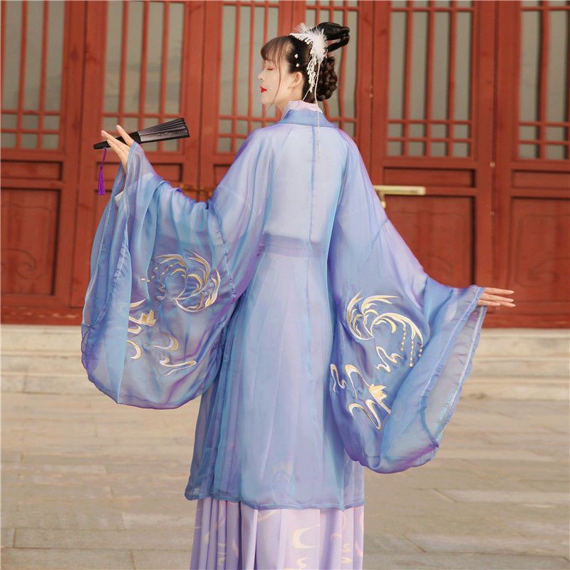 Hán phục trung quốc thêu,chân váy in full set ( order )kèm ảnh thật | BigBuy360 - bigbuy360.vn